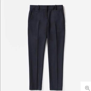 Everlane Slim Wool Navy Pants Size 0